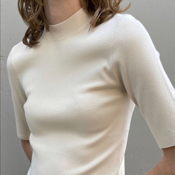 OAK + FORT Sweaters - Oak + Fort Mock Neck Sweater